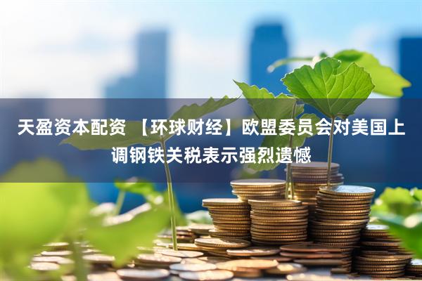 天盈资本配资 【环球财经】欧盟委员会对美国上调钢铁关税表示强烈遗憾